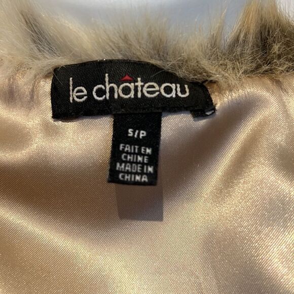 Le Chateau Faux Fur Vest Size Small‎ - Picture 9 of 9